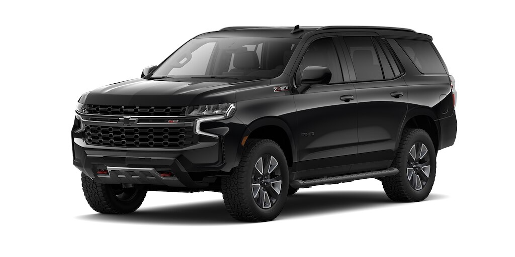 Chevrolet Tahoe 2023, SUV con 3 filas de asientos en color negro