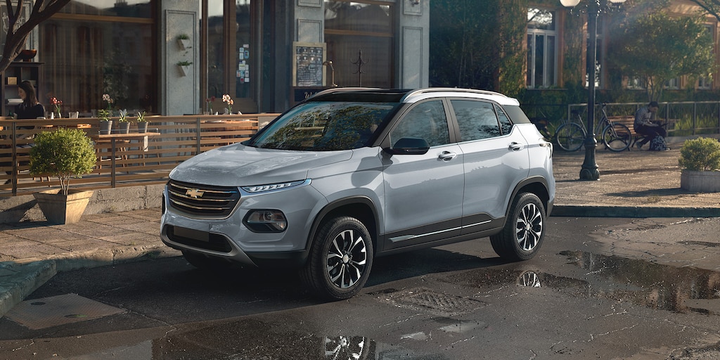 Atractivo diseño exterior de la nueva Chevrolet Groove 2025, camioneta pequeña