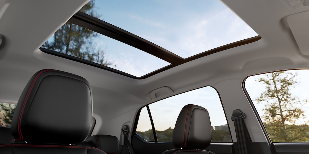 Techo panorámico de la nueva camioneta pequeña Chevrolet Groove 2025
