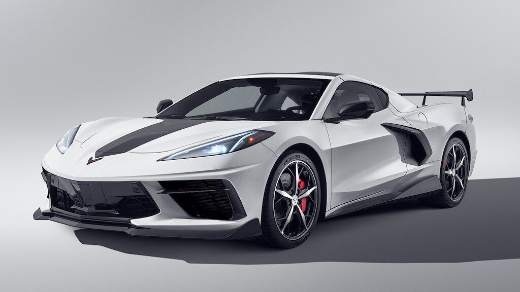 Kit deportivo negro brillante para Chevrolet corvette Stingray 2024