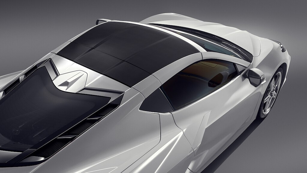 Kits fibra de carbon blanco para Chevrolet Corvette Stingray