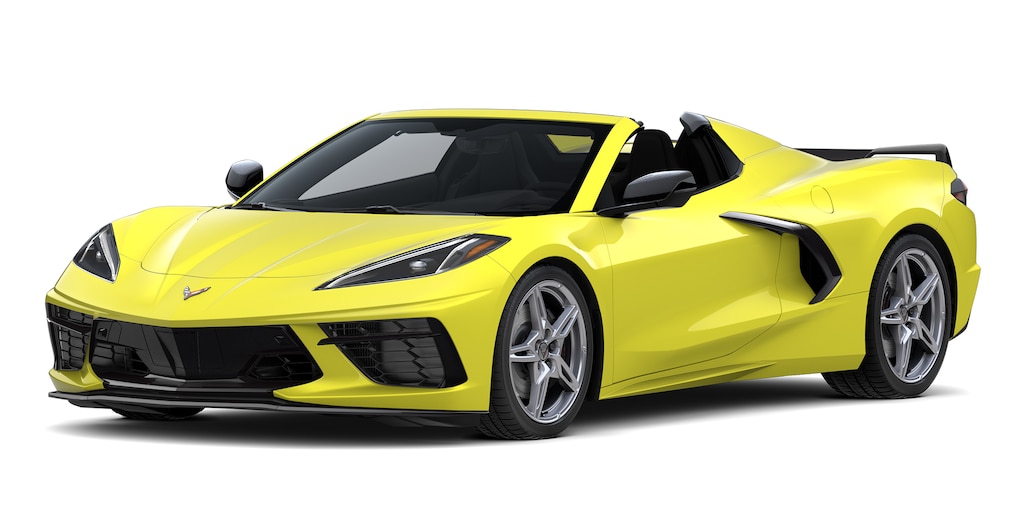Chevrolet Corvette Stingray 2024 en color accelerate yellow metallic