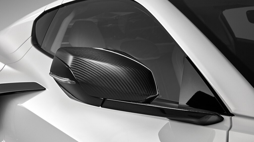 Cubiertas de espejo en fibras de carbono para chevrolet Corvette Z06 2024