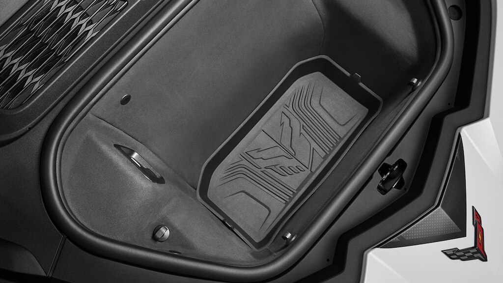 Tapete de vivnil rígido para cajuela disponible para Chevrolet Corvette Z06 2024