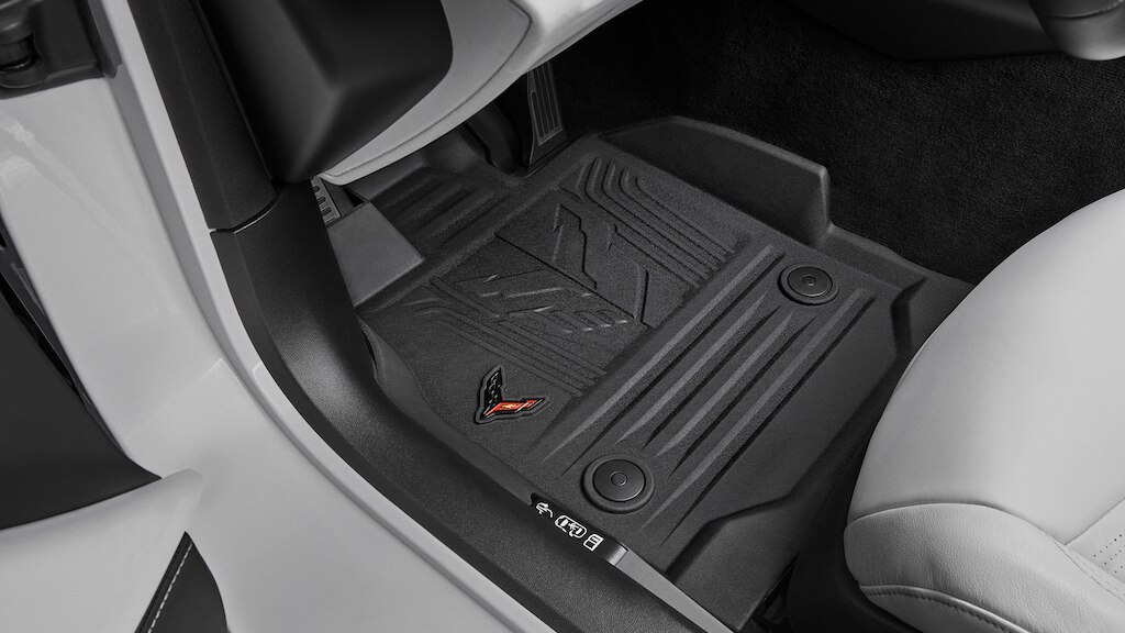 Tapetes de vinil rígido con emblema para Chevrolet Corvette Z06 2024