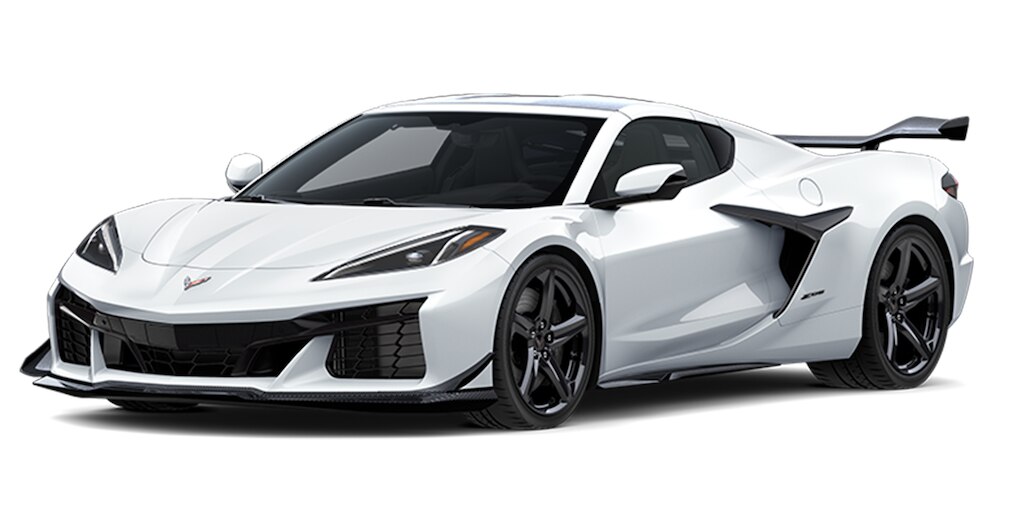 Chevrolet Corvette Z06 2024 en color artic white
