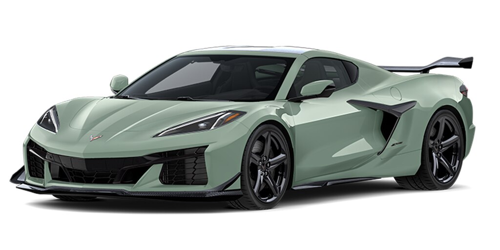 Chevrolet Corvette Z06 2024 en color cacti green