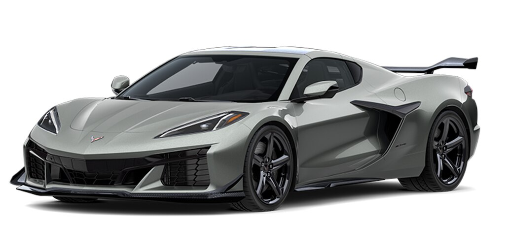 Chevrolet Corvette Z06 2024 en color hypersonic gray metallic