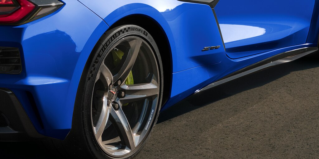Chevrolet Corvette Z06 equipado con llantas Michelin y frenos cerámicos