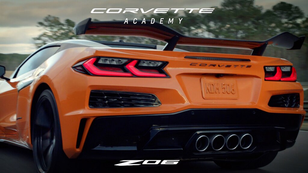 Chevrolet Corvette Z06 2024 con un sistema exclusivo de escape
